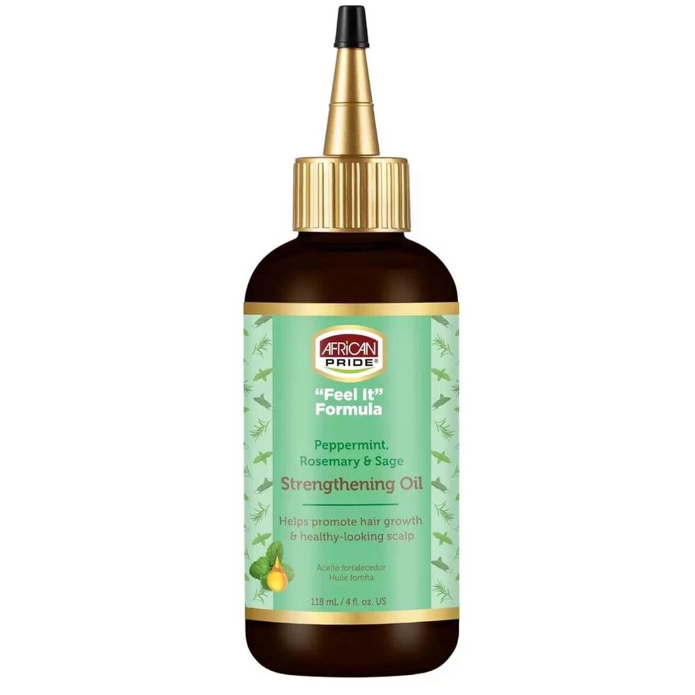 African Pride Rosemary Peppermint Strengthening Oil 4oz Hair Growth Treatment